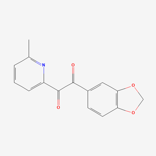 1-(1,3-benzodioxol-5-yl)-2-(6-methylpyridin-2-yl)ethane-1,2-dione (CAS: 356560-76-4) - Related Chemical Product