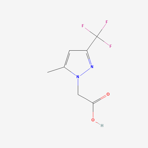 2-[5-methyl-3-(trifluoromethyl)pyrazol-1-yl]acetic acid (CAS: 345637-71-0) - Related Chemical Product
