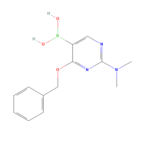[2-(dimethylamino)-4-phenylmethoxypyrimidin-5-yl]boronic acid (CAS: 205672-21-5) - Related Chemical Product