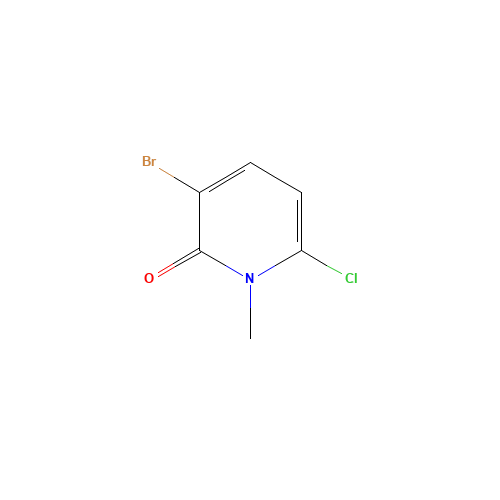 3-bromo-6-chloro-1-methylpyridin-2-one (CAS: 960299-32-5) - Related Chemical Product