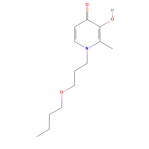 1-(3-butoxypropyl)-3-hydroxy-2-methylpyridin-4-one (CAS: 150455-58-6) - Related Chemical Product
