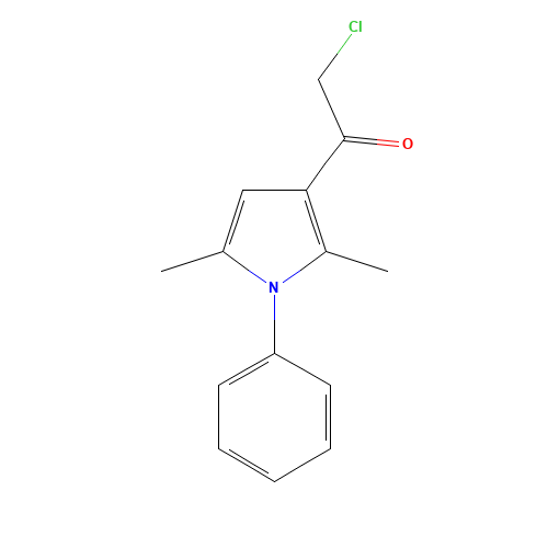 2-chloro-1-(2,5-dimethyl-1-phenylpyrrol-3-yl)ethanone (CAS: 304685-85-6) - Related Chemical Product