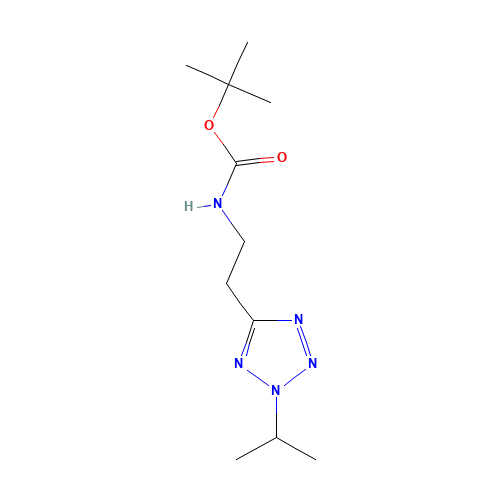tert-butyl N-[2-(2-propan-2-yltetrazol-5-yl)ethyl]carbamate (CAS: 1244059-03-7) - Related Chemical Product