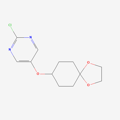 2-chloro-5-(1,4-dioxaspiro[4.5]decan-8-yloxy)pyrimidine (CAS: 1314391-25-7) - Related Chemical Product