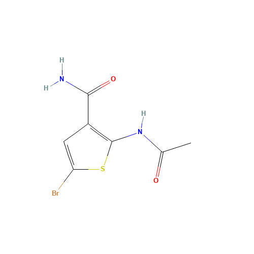 2-acetamido-5-bromothiophene-3-carboxamide (CAS: 412914-59-1) - Related Chemical Product