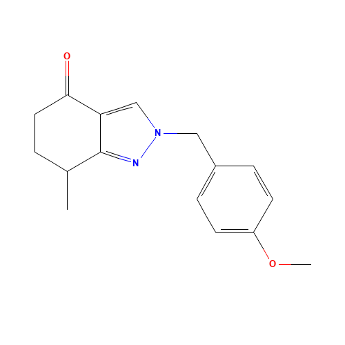 2-[(4-methoxyphenyl)methyl]-7-methyl-6,7-dihydro-5H-indazol-4-one (CAS: 1355249-09-0) - Related Chemical Product