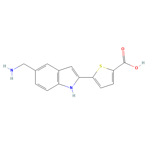 5-[5-(aminomethyl)-1H-indol-2-yl]thiophene-2-carboxylic acid (CAS: 1137643-50-5) - Related Chemical Product