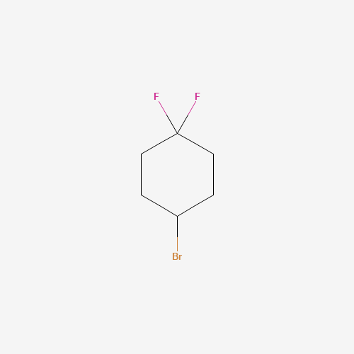 4-bromo-1,1-difluorocyclohexane (CAS: 1196156-51-0) - Chemical Structure and Molecular Formula 