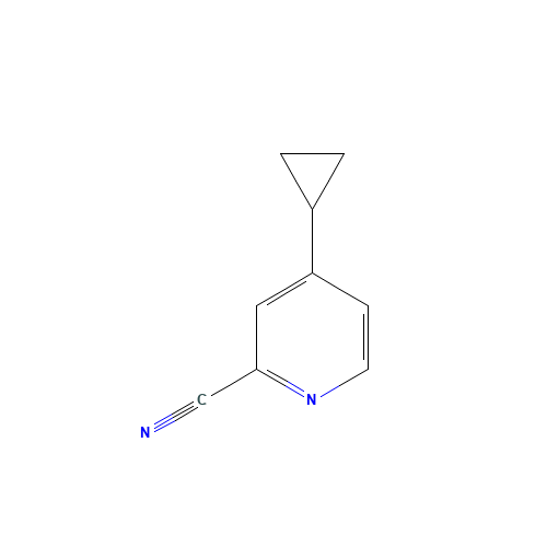 4-cyclopropylpyridine-2-carbonitrile (CAS: 1333414-24-6) - Related Chemical Product
