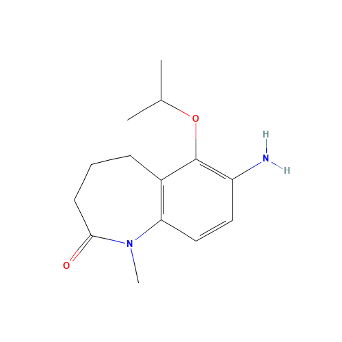 7-amino-1-methyl-6-propan-2-yloxy-4,5-dihydro-3H-1-benzazepin-2-one (CAS: 1462950-99-7) - Related Chemical Product