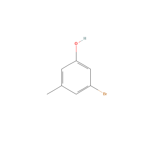 3-bromo-5-methylphenol (CAS: 74204-00-5) - Chemical Structure and Molecular Formula 
