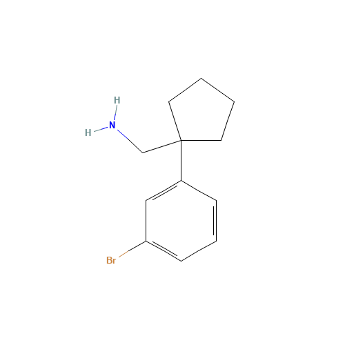 [1-(3-bromophenyl)cyclopentyl]methanamine (CAS: 1098349-33-7) - Related Chemical Product