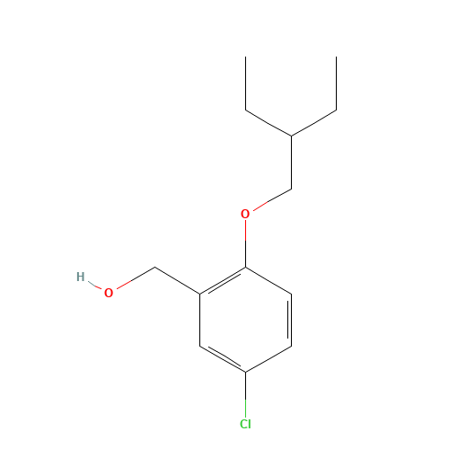 [5-chloro-2-(2-ethylbutoxy)phenyl]methanol (CAS: 1444368-24-4) - Related Chemical Product