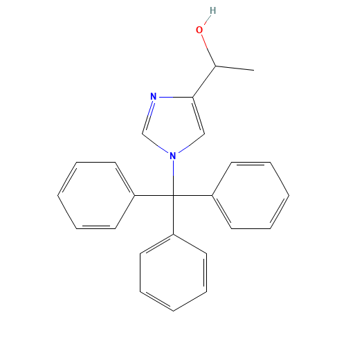 1-(1-tritylimidazol-4-yl)ethanol (CAS: 62256-50-2) - Related Chemical Product