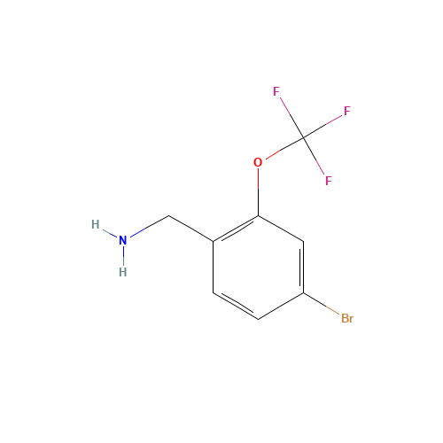 [4-bromo-2-(trifluoromethoxy)phenyl]methanamine (CAS: 947583-96-2) - Related Chemical Product