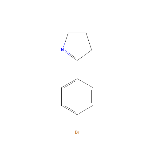 5-(4-bromophenyl)-3,4-dihydro-2H-pyrrole (CAS: 22217-79-4) - Related Chemical Product