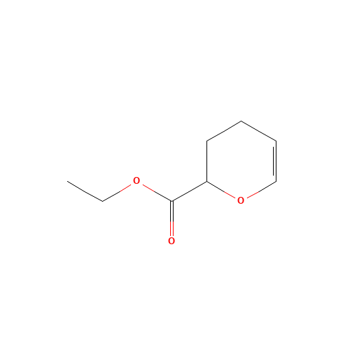 ethyl 3,4-dihydro-2H-pyran-2-carboxylate (CAS: 83568-11-0) - Chemical Structure and Molecular Formula 