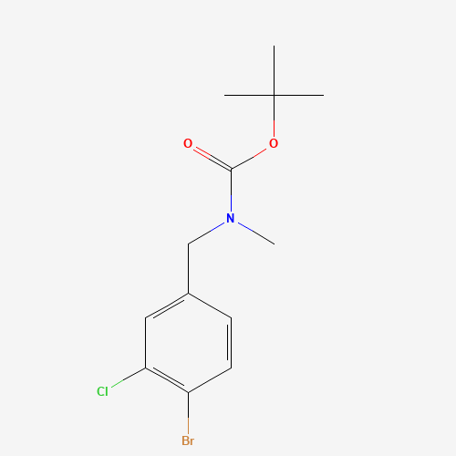 tert-butyl N-[(4-bromo-3-chlorophenyl)methyl]-N-methylcarbamate (CAS: 1552310-49-2) - Related Chemical Product