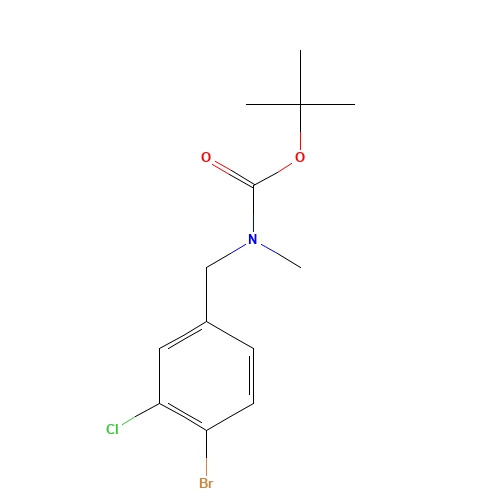 tert-butyl N-[(4-bromo-3-chlorophenyl)methyl]-N-methylcarbamate (CAS: 1552310-49-2) - Related Chemical Product