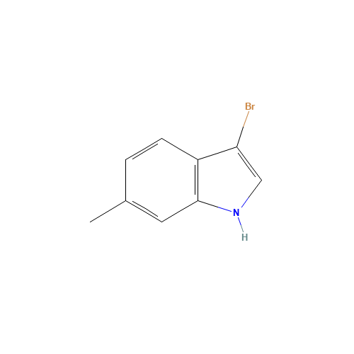 3-bromo-6-methyl-1H-indole (CAS: 1152850-55-9) - Chemical Structure and Molecular Formula 