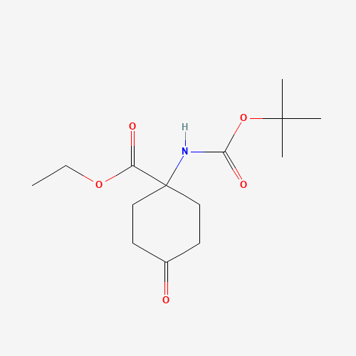 ethyl 1-[(2-methylpropan-2-yl)oxycarbonylamino]-4-oxocyclohexane-1-carboxylate (CAS: 1253791-63-7) - Related Chemical Product