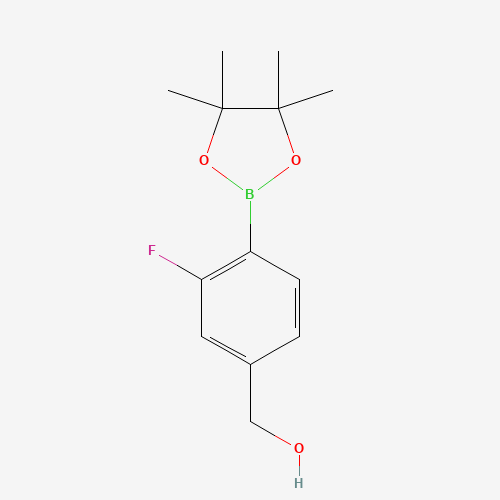 [3-fluoro-4-(4,4,5,5-tetramethyl-1,3,2-dioxaborolan-2-yl)phenyl]methanol (CAS: 1314141-37-1) - Related Chemical Product