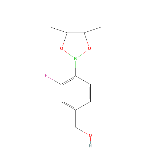 [3-fluoro-4-(4,4,5,5-tetramethyl-1,3,2-dioxaborolan-2-yl)phenyl]methanol (CAS: 1314141-37-1) - Related Chemical Product