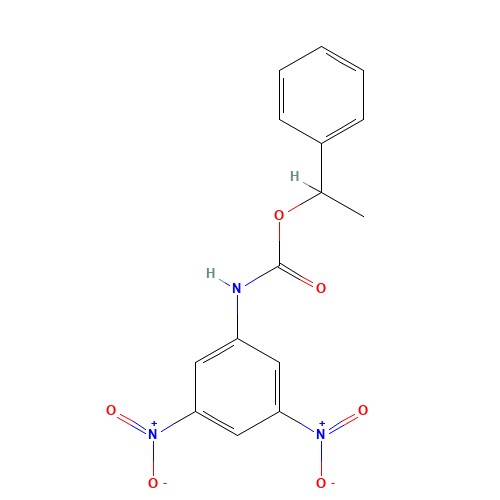 1-phenylethyl N-(3,5-dinitrophenyl)carbamate (CAS: 92943-03-8) - Related Chemical Product