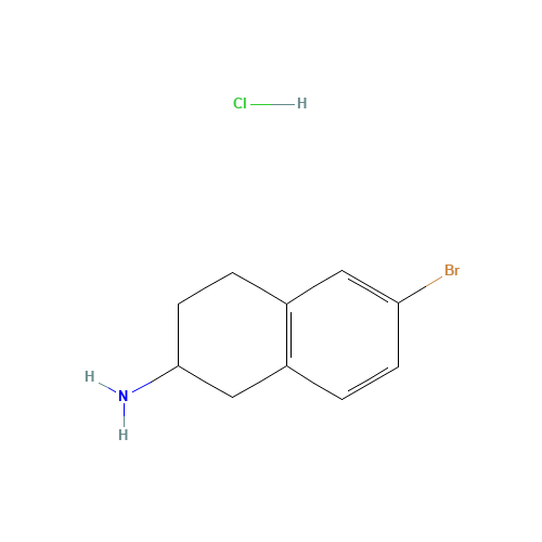 6-bromo-1,2,3,4-tetrahydronaphthalen-2-amine;hydrochloride (CAS: 133277-08-4) - Related Chemical Product