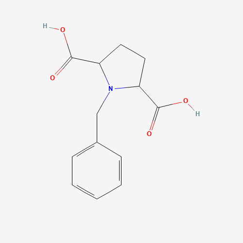 1-benzylpyrrolidine-2,5-dicarboxylic acid (CAS: 433933-93-8) - Chemical Structure and Molecular Formula 