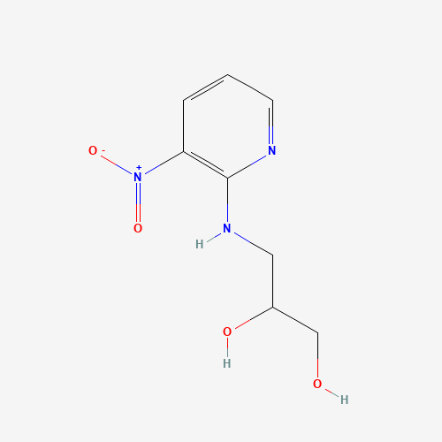 3-[(3-nitropyridin-2-yl)amino]propane-1,2-diol (CAS: 50503-15-6) - Related Chemical Product