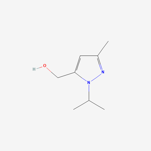 (5-methyl-2-propan-2-ylpyrazol-3-yl)methanol (CAS: 1007514-35-3) - Chemical Structure and Molecular Formula 