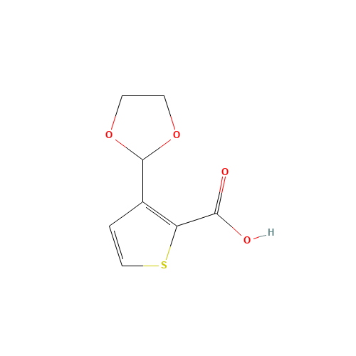 3-(1,3-dioxolan-2-yl)thiophene-2-carboxylic acid (CAS: 934570-44-2) - Related Chemical Product