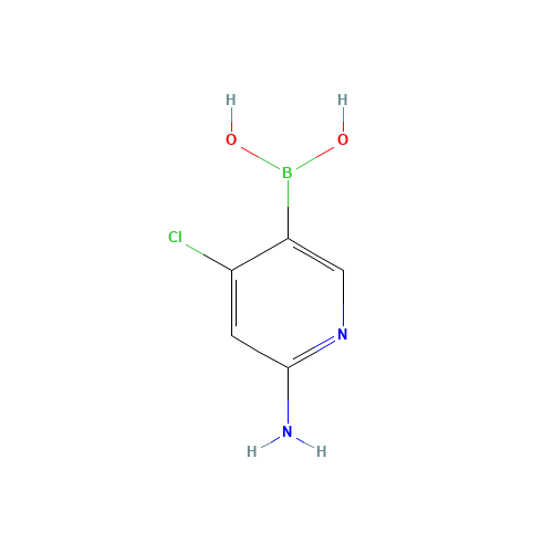 (6-amino-4-chloropyridin-3-yl)boronic acid (CAS: 1225228-21-6) - Related Chemical Product