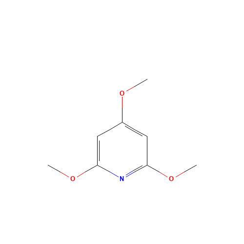 2,4,6-trimethoxypyridine (CAS: 91591-88-7) - Chemical Structure and Molecular Formula 