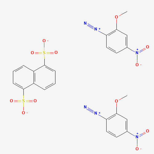 2-methoxy-4-nitrobenzenediazonium;naphthalene-1,5-disulfonate (CAS: 61925-55-1) - Related Chemical Product