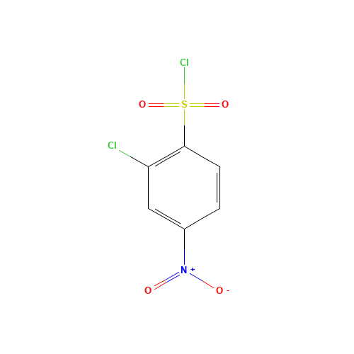 2-chloro-4-nitrobenzenesulfonyl chloride (CAS: 20201-03-0) - Chemical Structure and Molecular Formula 