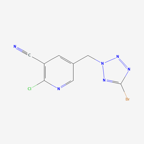 5-[(5-bromotetrazol-2-yl)methyl]-2-chloropyridine-3-carbonitrile (CAS: 1428870-78-3) - Related Chemical Product