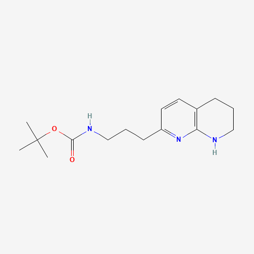 tert-butyl N-[3-(5,6,7,8-tetrahydro-1,8-naphthyridin-2-yl)propyl]carbamate (CAS: 227751-86-2) - Related Chemical Product