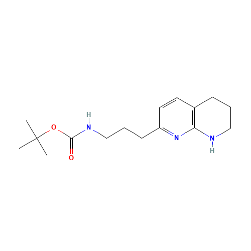 tert-butyl N-[3-(5,6,7,8-tetrahydro-1,8-naphthyridin-2-yl)propyl]carbamate (CAS: 227751-86-2) - Related Chemical Product