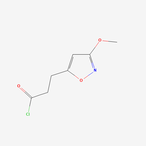 3-(3-methoxy-1,2-oxazol-5-yl)propanoyl chloride (CAS: 1243092-55-8) - Related Chemical Product