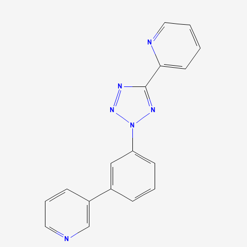 2-[2-(3-pyridin-3-ylphenyl)tetrazol-5-yl]pyridine (CAS: 605647-39-0) - Related Chemical Product