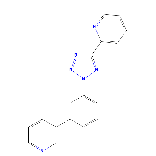 2-[2-(3-pyridin-3-ylphenyl)tetrazol-5-yl]pyridine (CAS: 605647-39-0) - Related Chemical Product