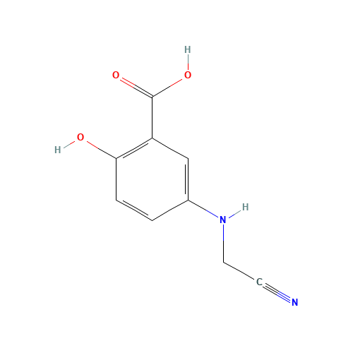 5-(cyanomethylamino)-2-hydroxybenzoic acid (CAS: 53242-69-6) - Related Chemical Product