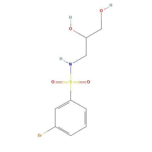 3-bromo-N-(2,3-dihydroxypropyl)benzenesulfonamide (CAS: 1023081-79-9) - Related Chemical Product