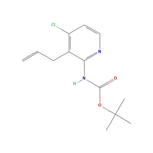 tert-butyl N-(4-chloro-3-prop-2-enylpyridin-2-yl)carbamate (CAS: 1203499-30-2) - Related Chemical Product