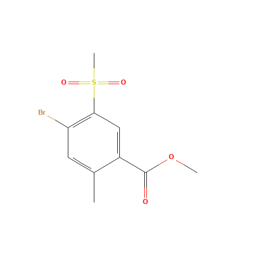 methyl 4-bromo-2-methyl-5-methylsulfonylbenzoate (CAS: 176308-97-7) - Related Chemical Product