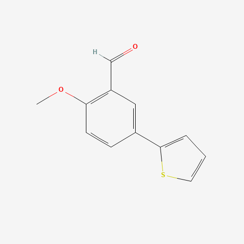 2-methoxy-5-thiophen-2-ylbenzaldehyde (CAS: 190270-76-9) - Related Chemical Product