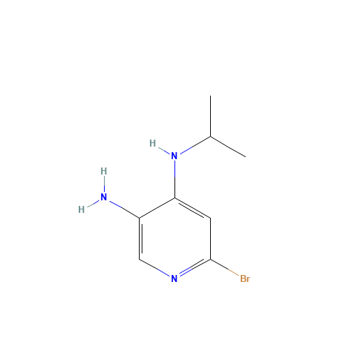 6-bromo-4-N-propan-2-ylpyridine-3,4-diamine (CAS: 1612171-83-1) - Related Chemical Product