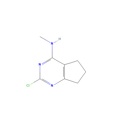 2-chloro-N-methyl-6,7-dihydro-5H-cyclopenta[d]pyrimidin-4-amine (CAS: 76780-98-8) - Related Chemical Product